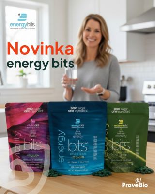 Novinka , kterou jste si dlouho přáli na našehom eshopu ⚡Energy Bits® 🌱 EnergyBits® jsou lisované mikrořasy pěstované v...