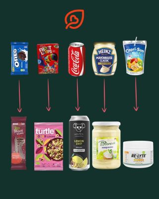 Jde o vědomou volbu 🧐 Stejné kategorie potravin, ale zcela jiná kvalita složení: 👉 méně cukru 👉 méně aditiv 👉 více...